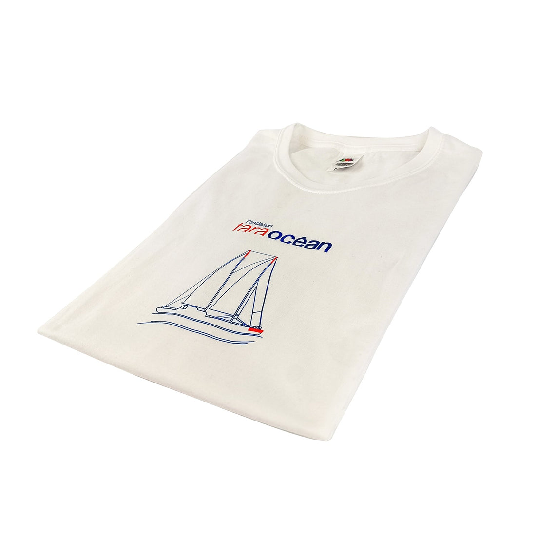 T-shirt blanc Fondation Tara Océan - Femme