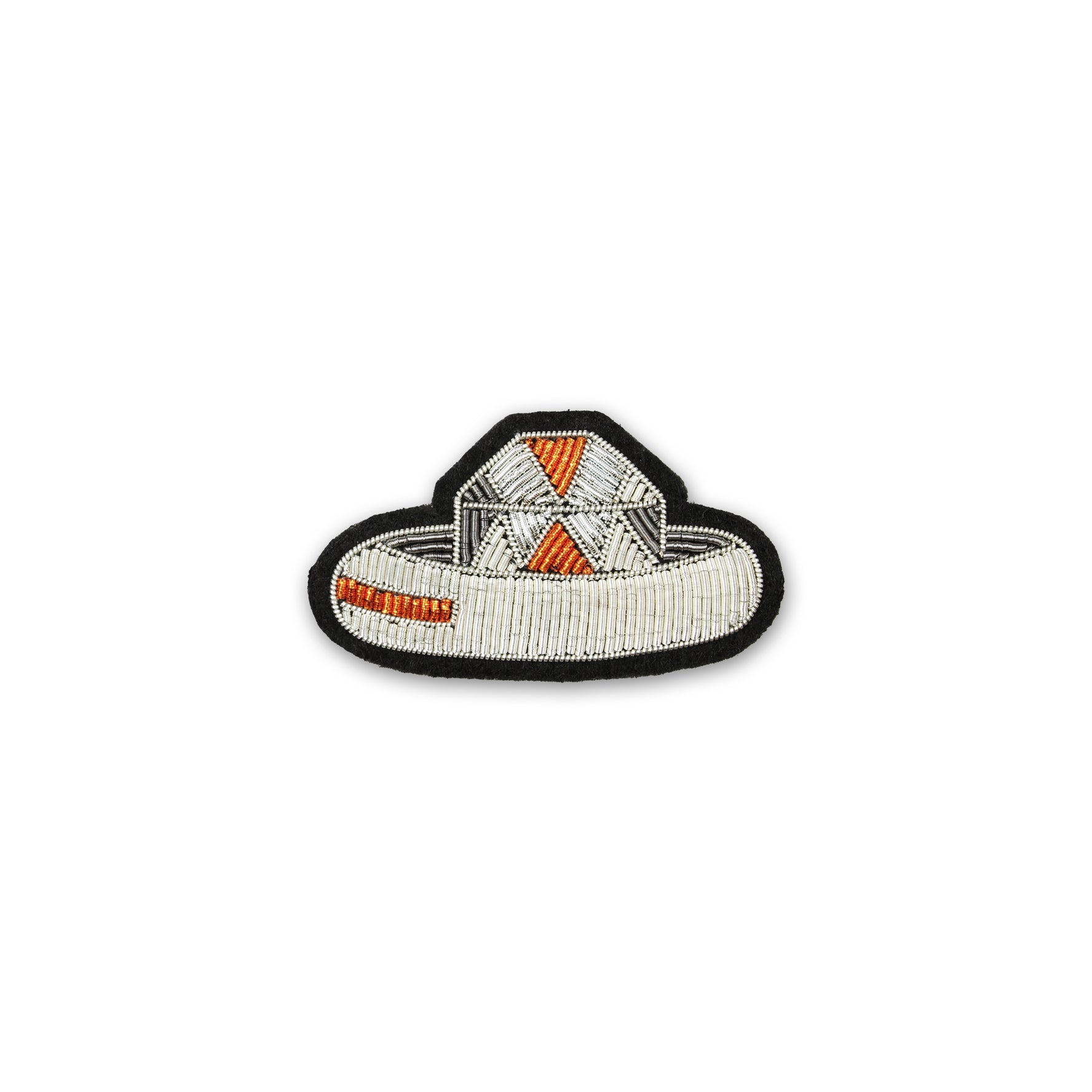 Broche Macon&Lesquoy x Fondation Tara Océan : Tara Polar Station brodée à la main